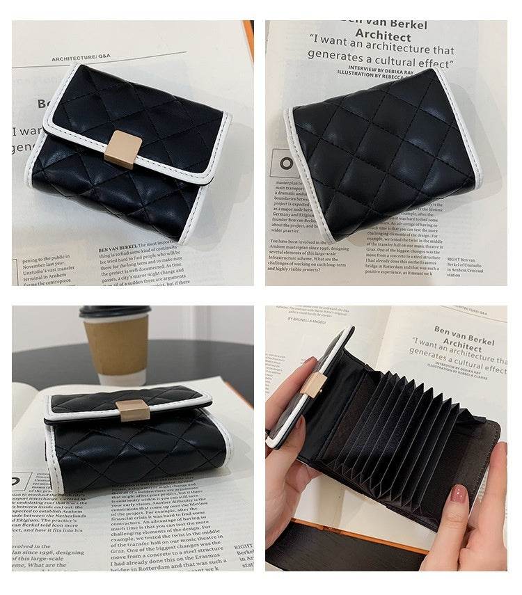 Trendy PU Leather Coin Purse - Stylish Short Wallet for Women 2025 - Buy Center