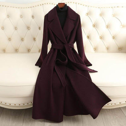 Korean Style Woolen Coat for Women - Warm, Stylish Fall/Winter Fashion - Buy Center