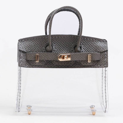 Trendy Transparent Handbag Clutch - Stylish Internet Celebrity Accessory - Buy Center