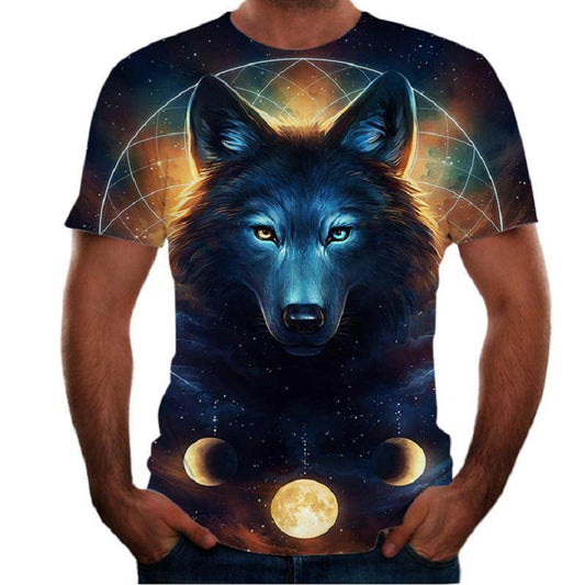 Men's 3D Animal Print T-Shirt - Casual Short Sleeve Fashion 2025 - Buy Center